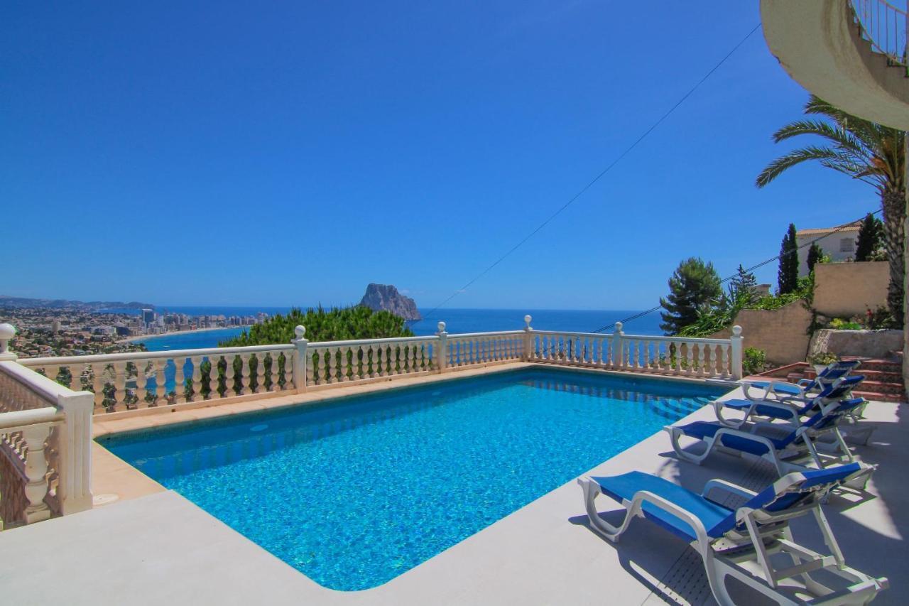 Villa Con Piscina Y Vistas Al Mar - Mar 27 H Calpe Eksteriør billede